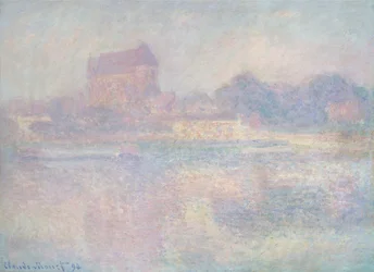 Die Kirche von Vernon, Nebel, 1884